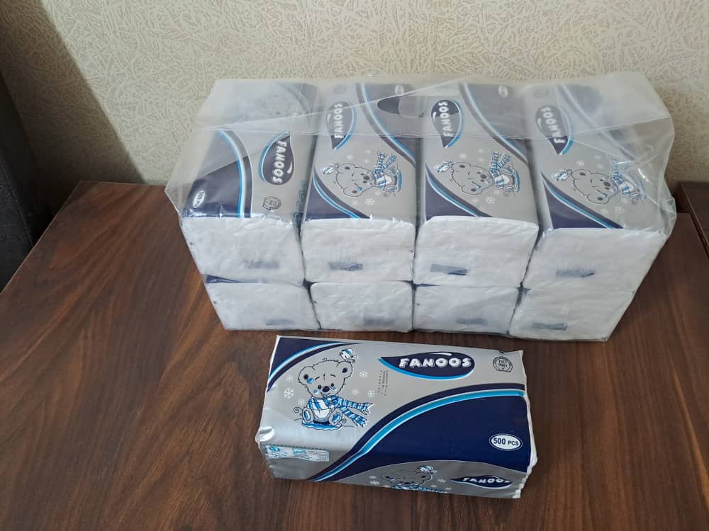 دستمال کاغذی 500 برگ فانوس